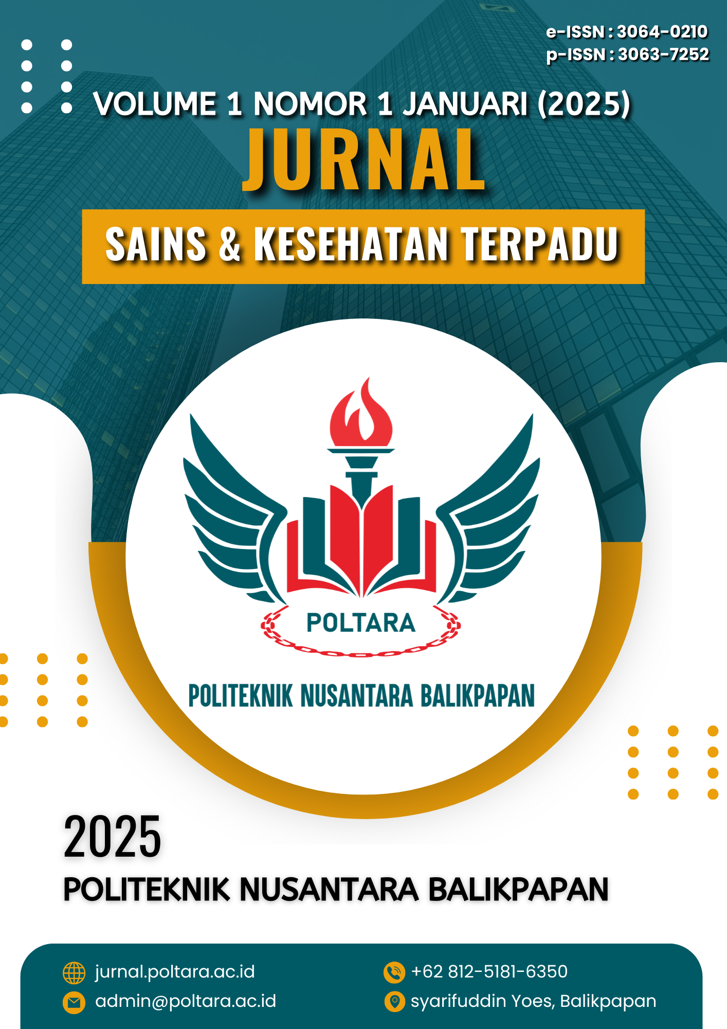 					View Vol. 1 No. 1 (2025): JURNAL SAINS DAN KESEHATAN TERPADU
				