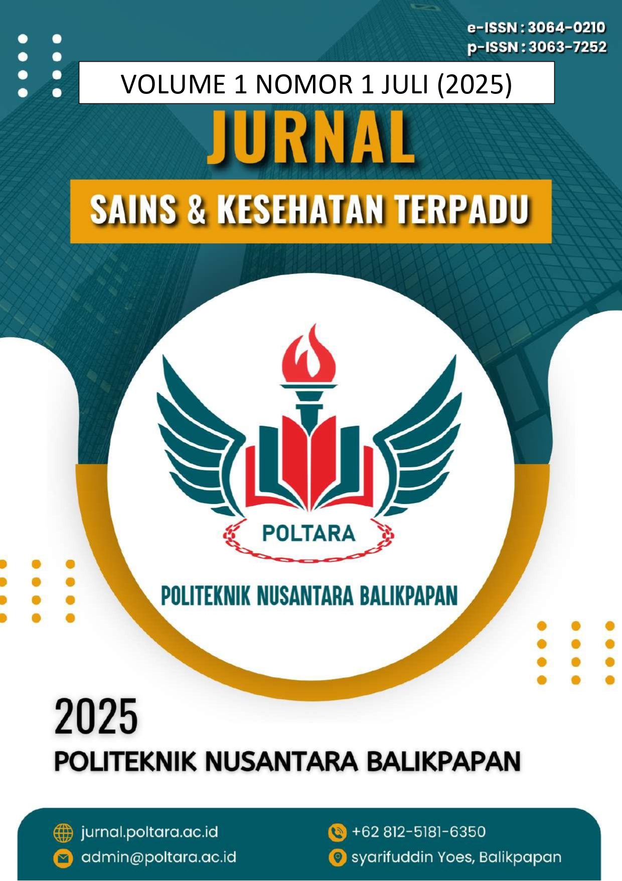 					Lihat Vol 1 No 1 (2025): JURNAL SAINS DAN KESEHATAN TERPADU
				